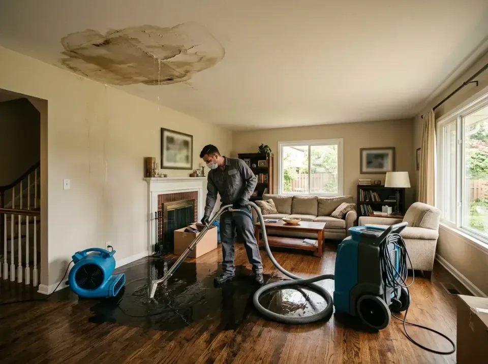 attic-pipe-burst-ceiling-drip-008 — frequently asked questions, Water Damage Restoration & Carpet Care in Stephens City, VA
